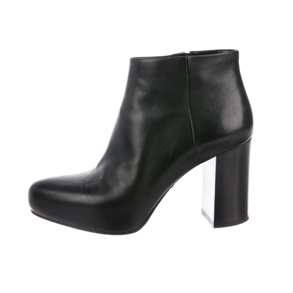 Prada Leather Ankle Boots